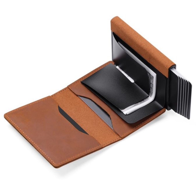 AirTag Trackable Leather Wallet