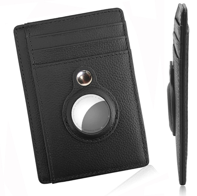 AirTag Trackable Leather Wallet
